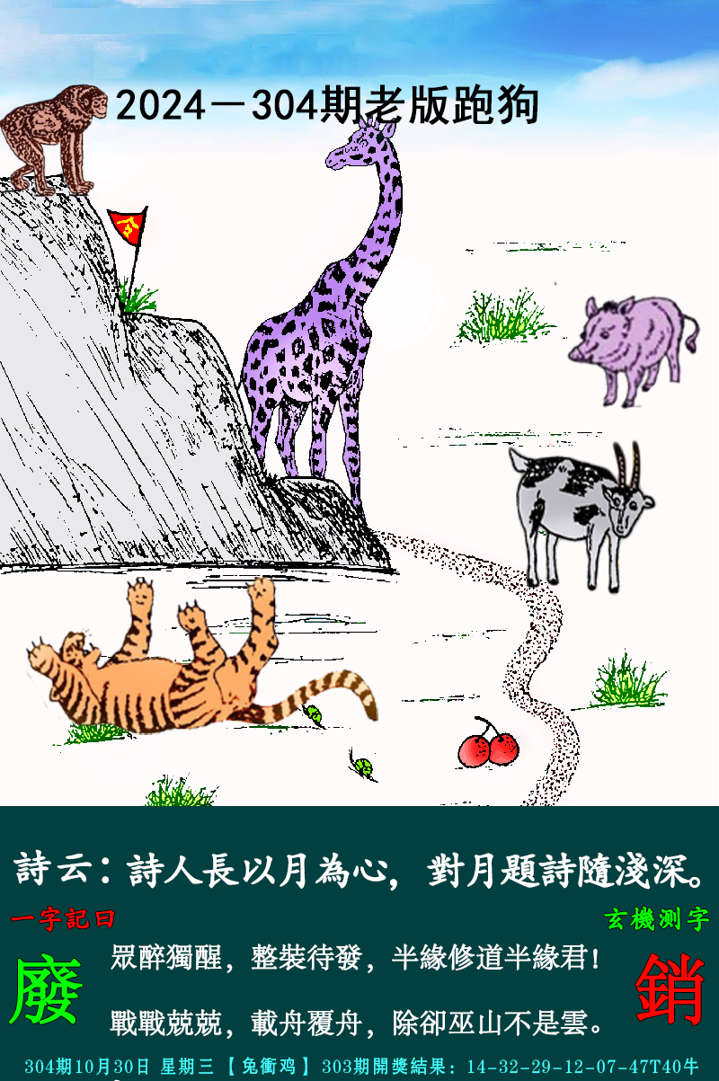 2024304期老跑狗图