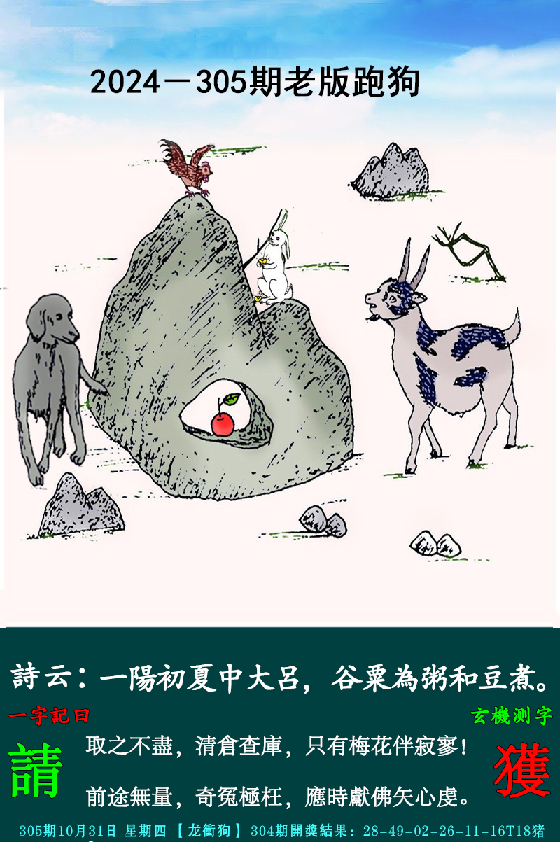 2024305期老跑狗图