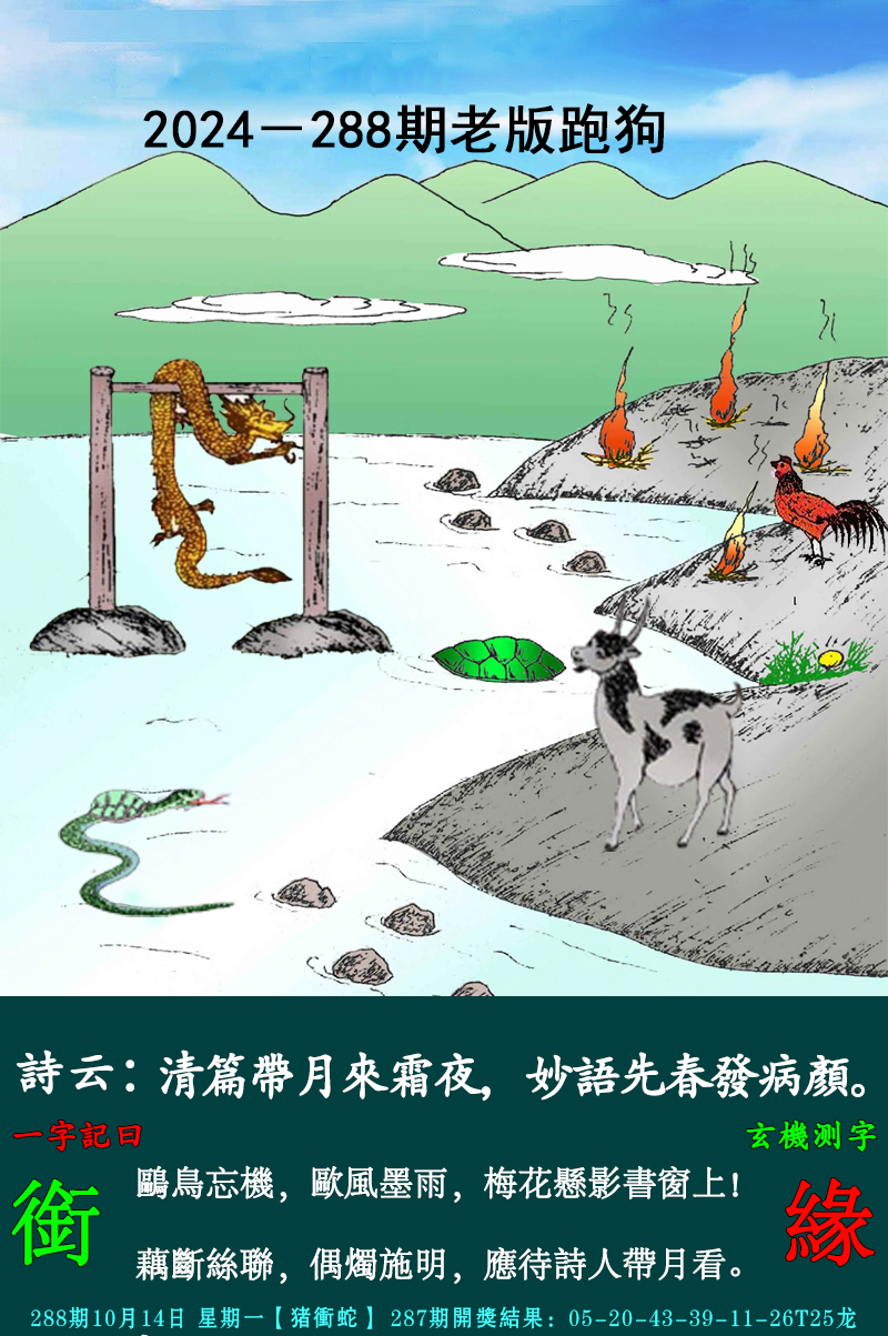 2024288期老跑狗图