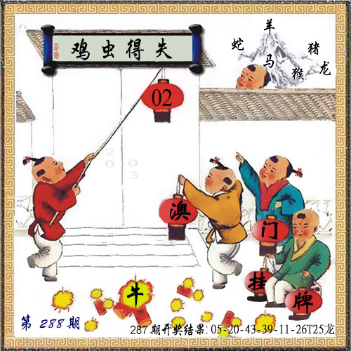 2024288期澳门挂牌