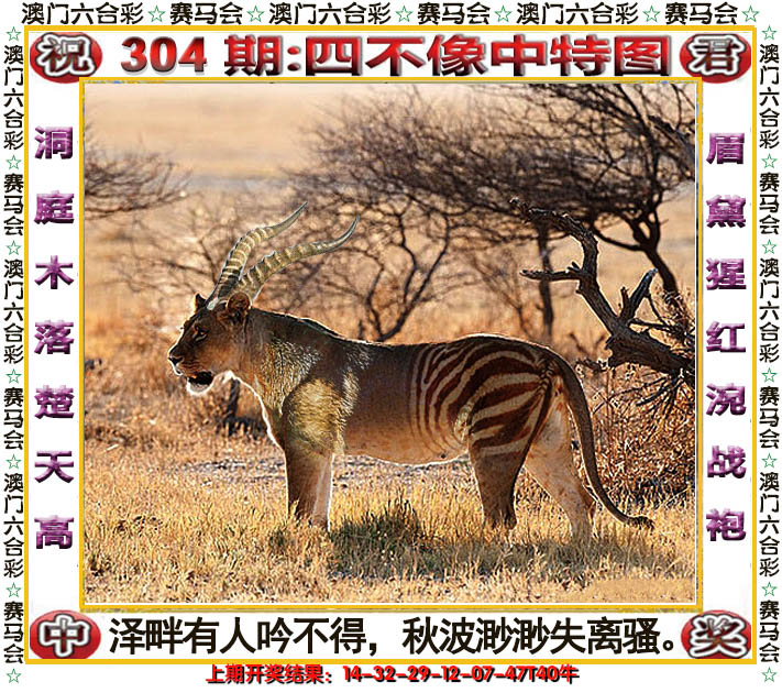 2024304期四不像中特图