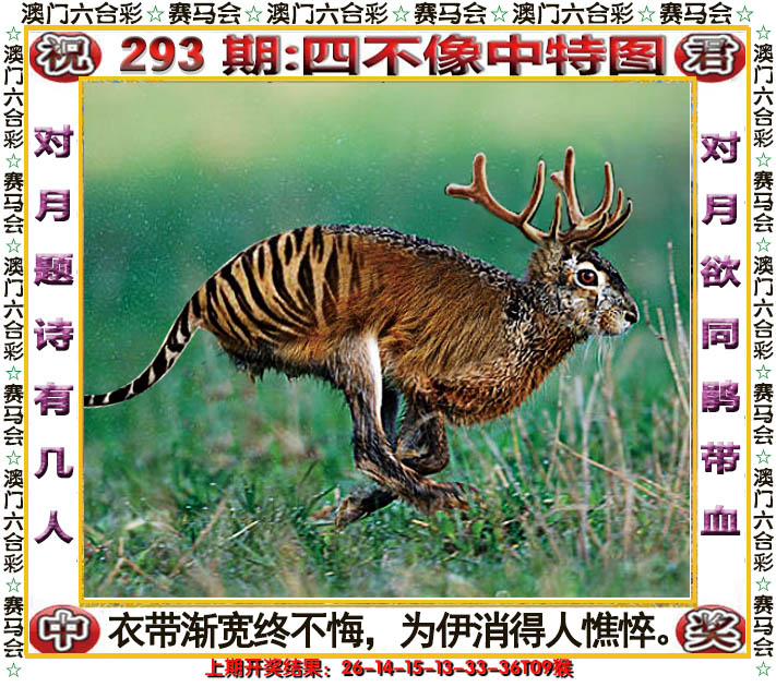 2024293期四不像中特图