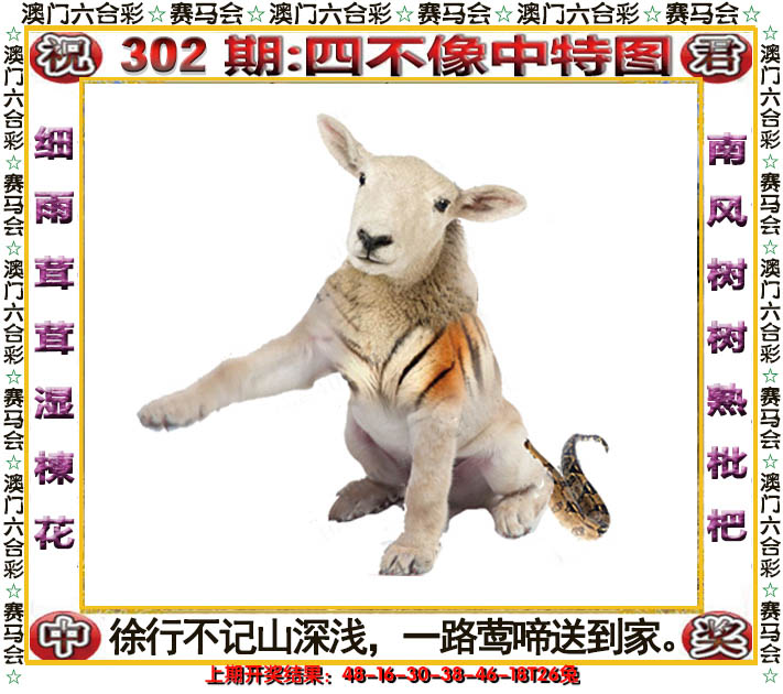 2024302期四不像中特图