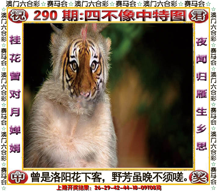 2024290期四不像中特图