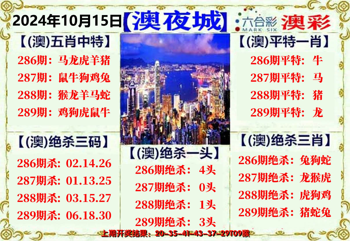 2024289期澳门夜城
