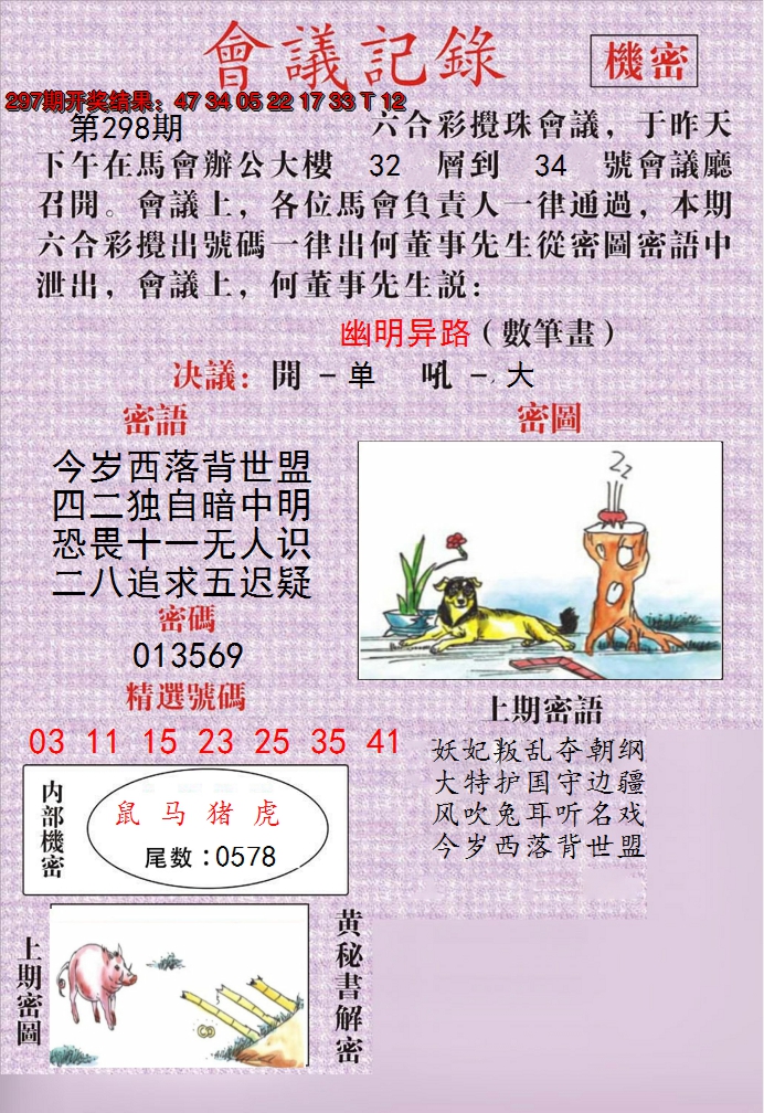 2024298期澳门会议记录