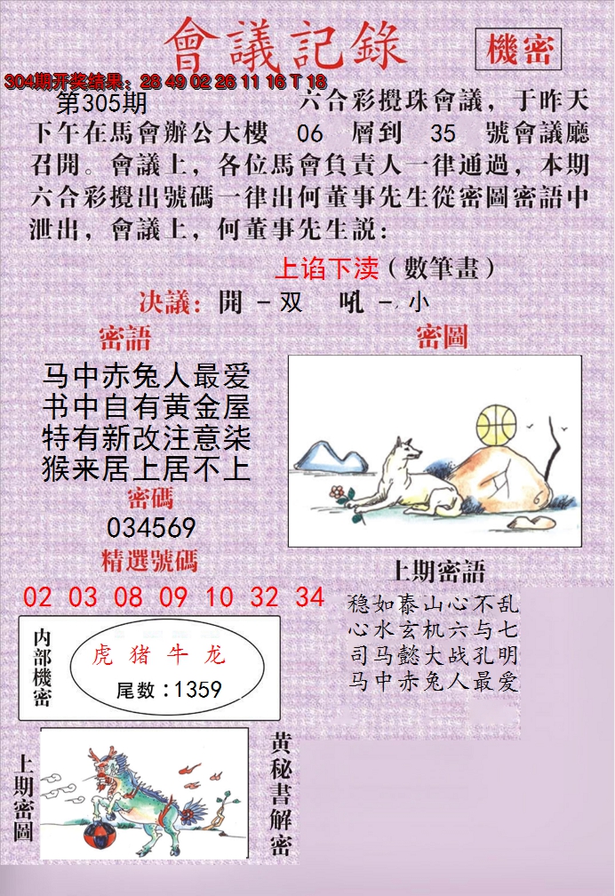 2024305期澳门会议记录