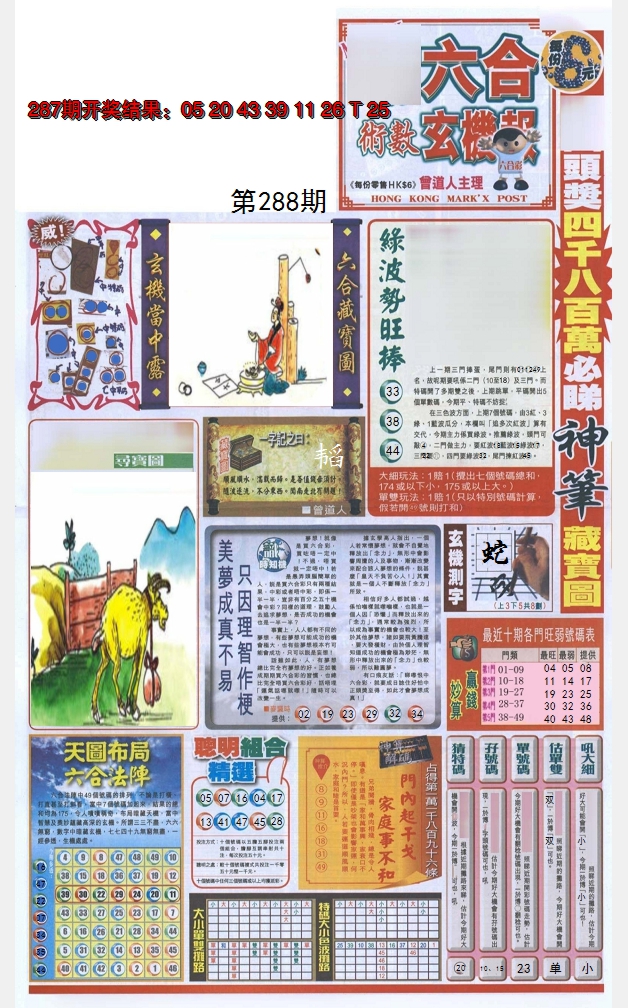 2024288期六合玄机报
