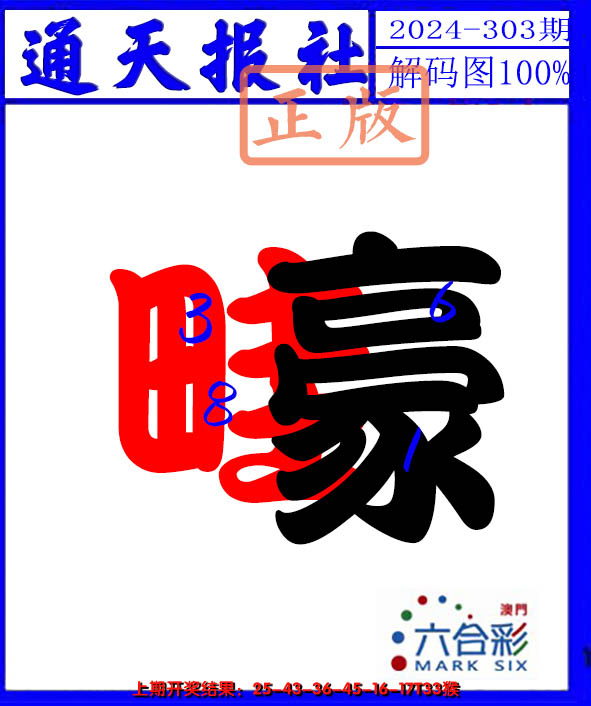 2024303期解码图