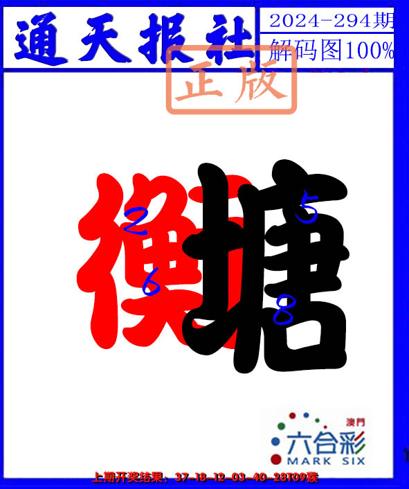 2024294期解码图