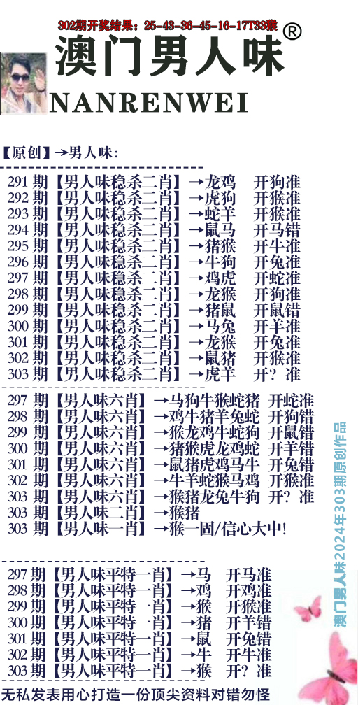 2024303期男人味
