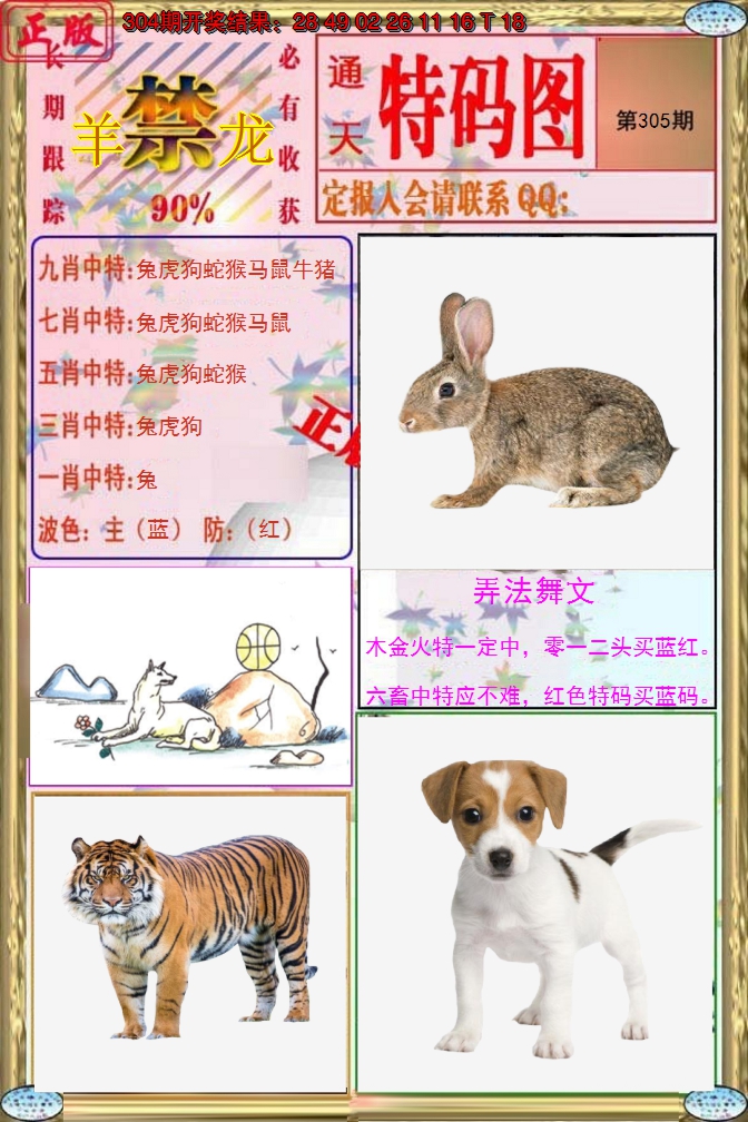 2024305期特码图