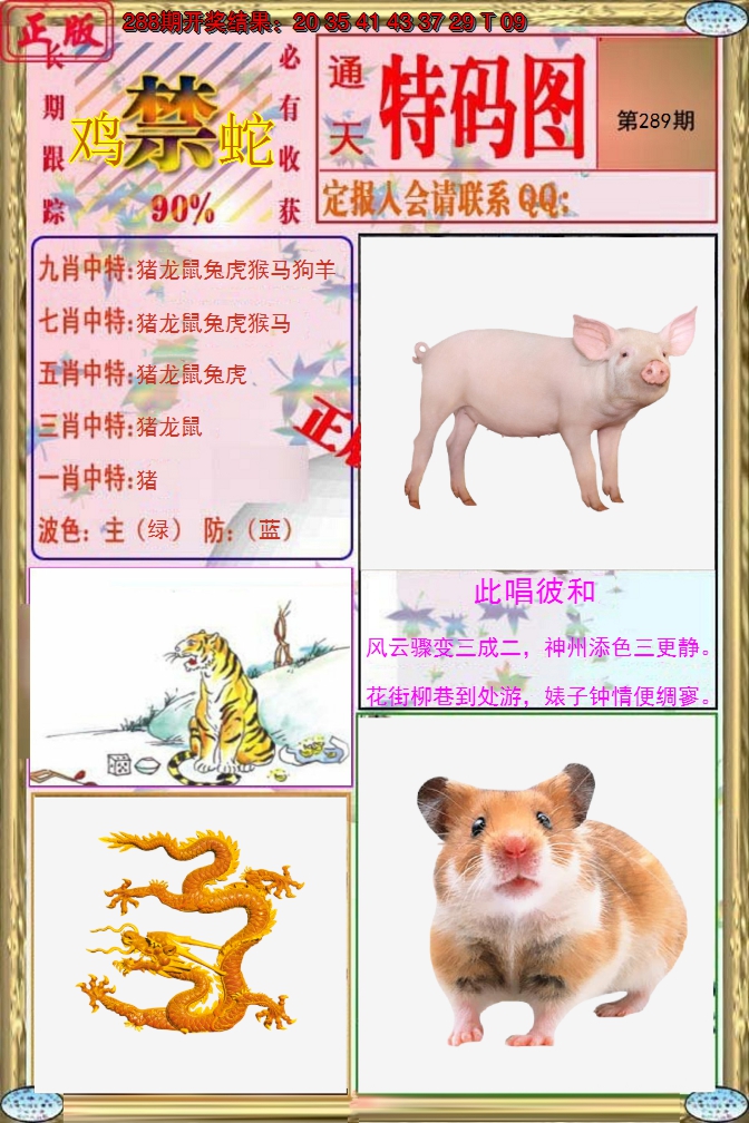 2024289期特码图
