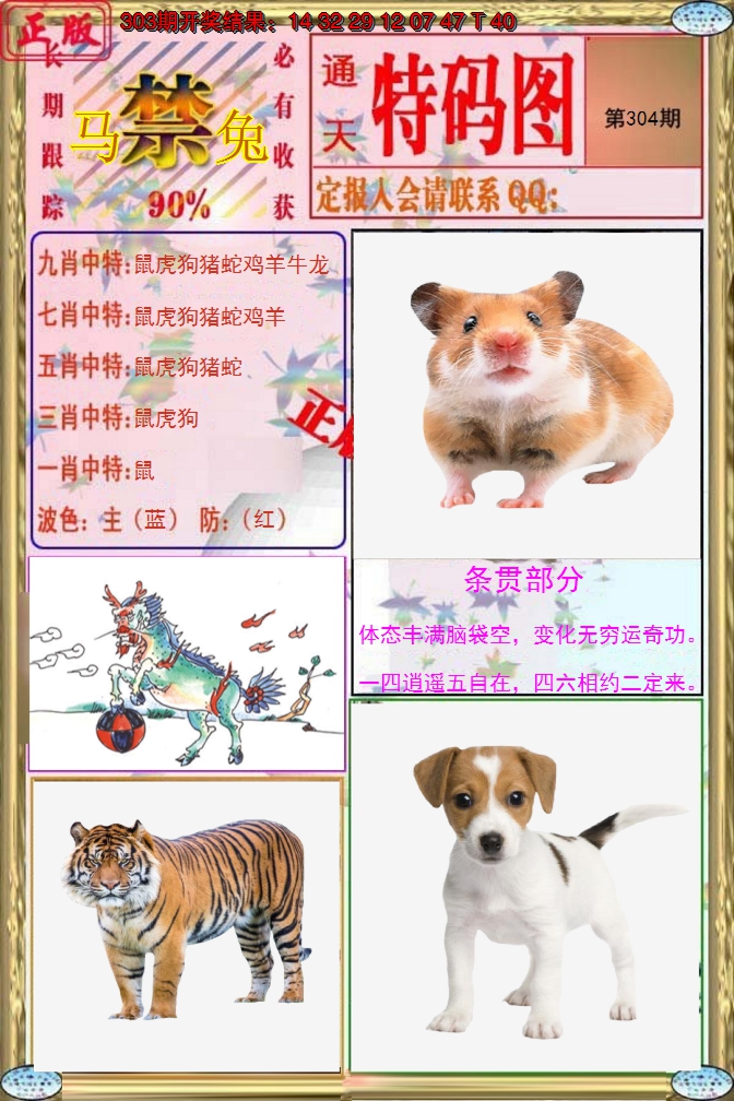 2024304期特码图