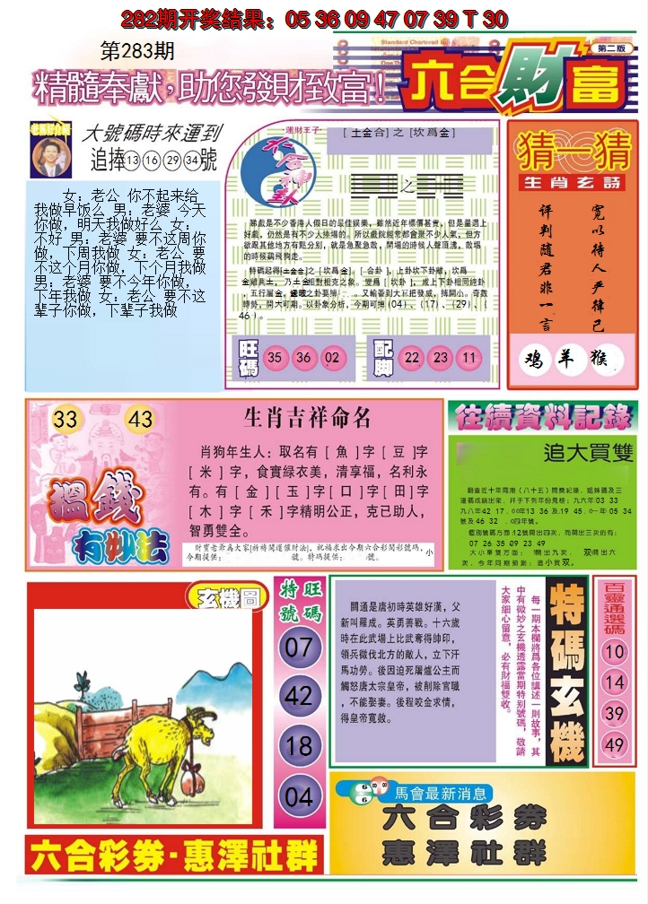 2024283期六合财富B