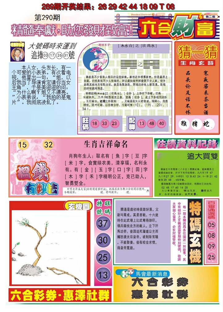 2024290期六合财富B