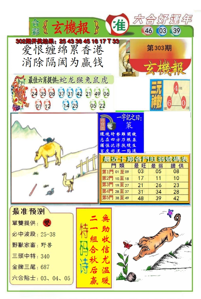 2024303期九龍玄机报(推荐)