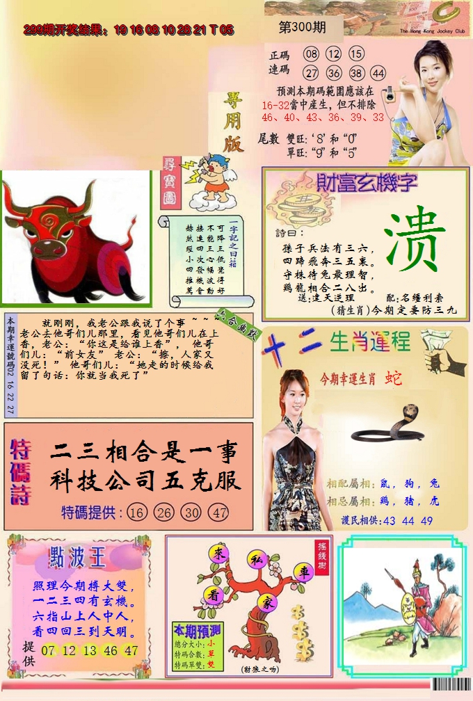 2024300期九龍专用版(推荐)