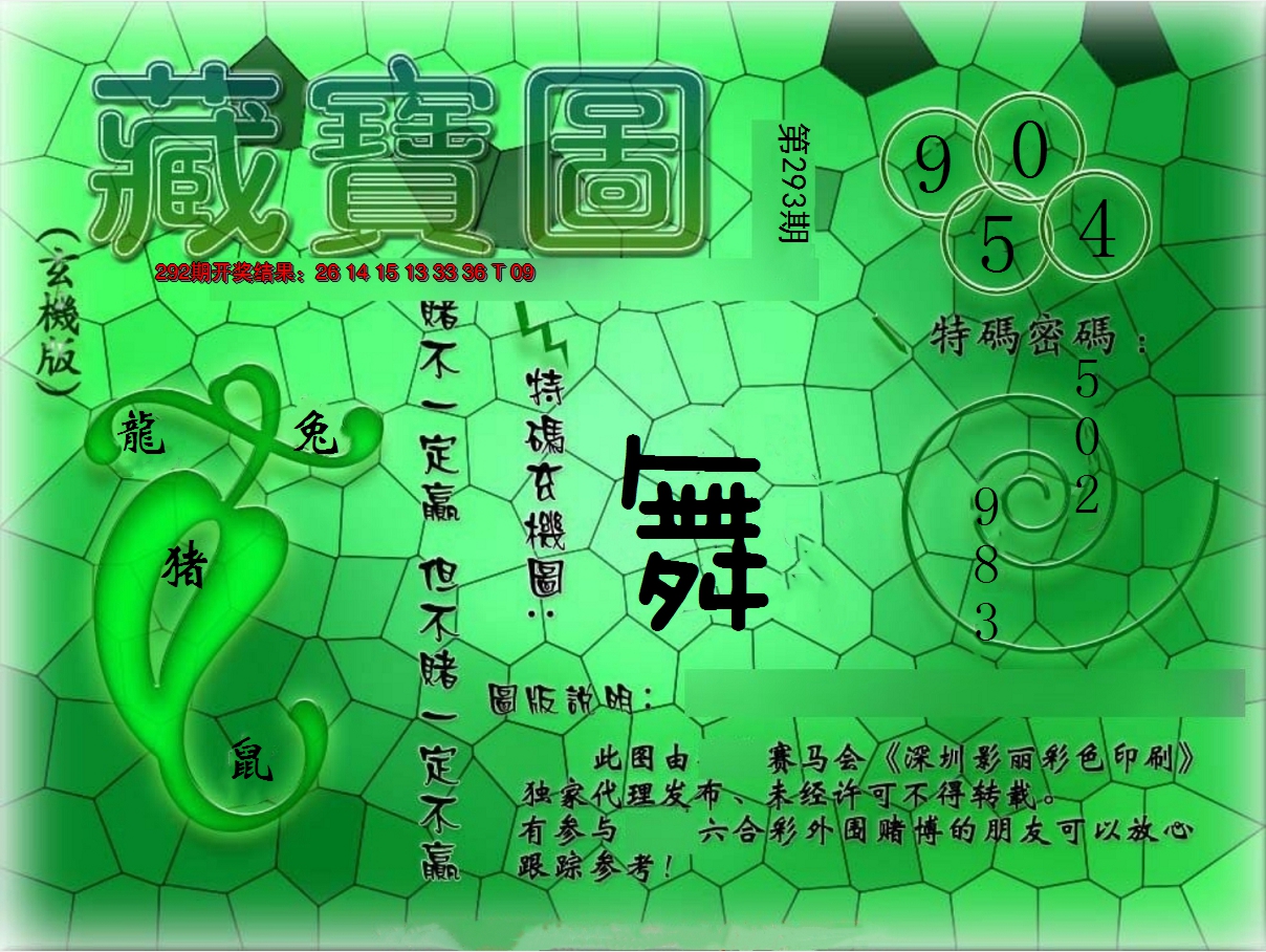 2024293期九龍玄机报