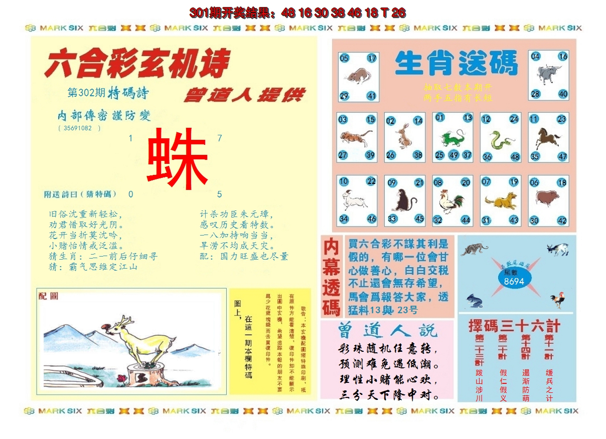 2024302期新曾道人内幕B