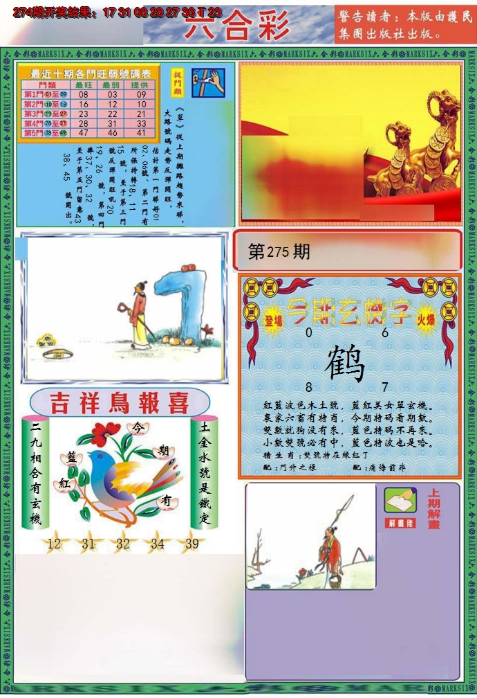 2024275期九龍2011A(推荐)