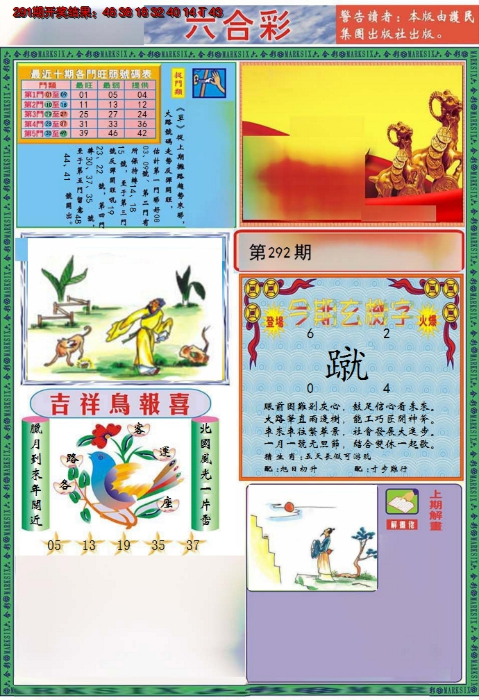 2024292期九龍2011A(推荐)