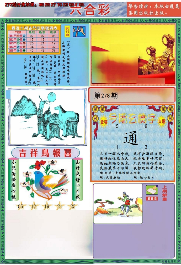2024278期九龍2011A(推荐)