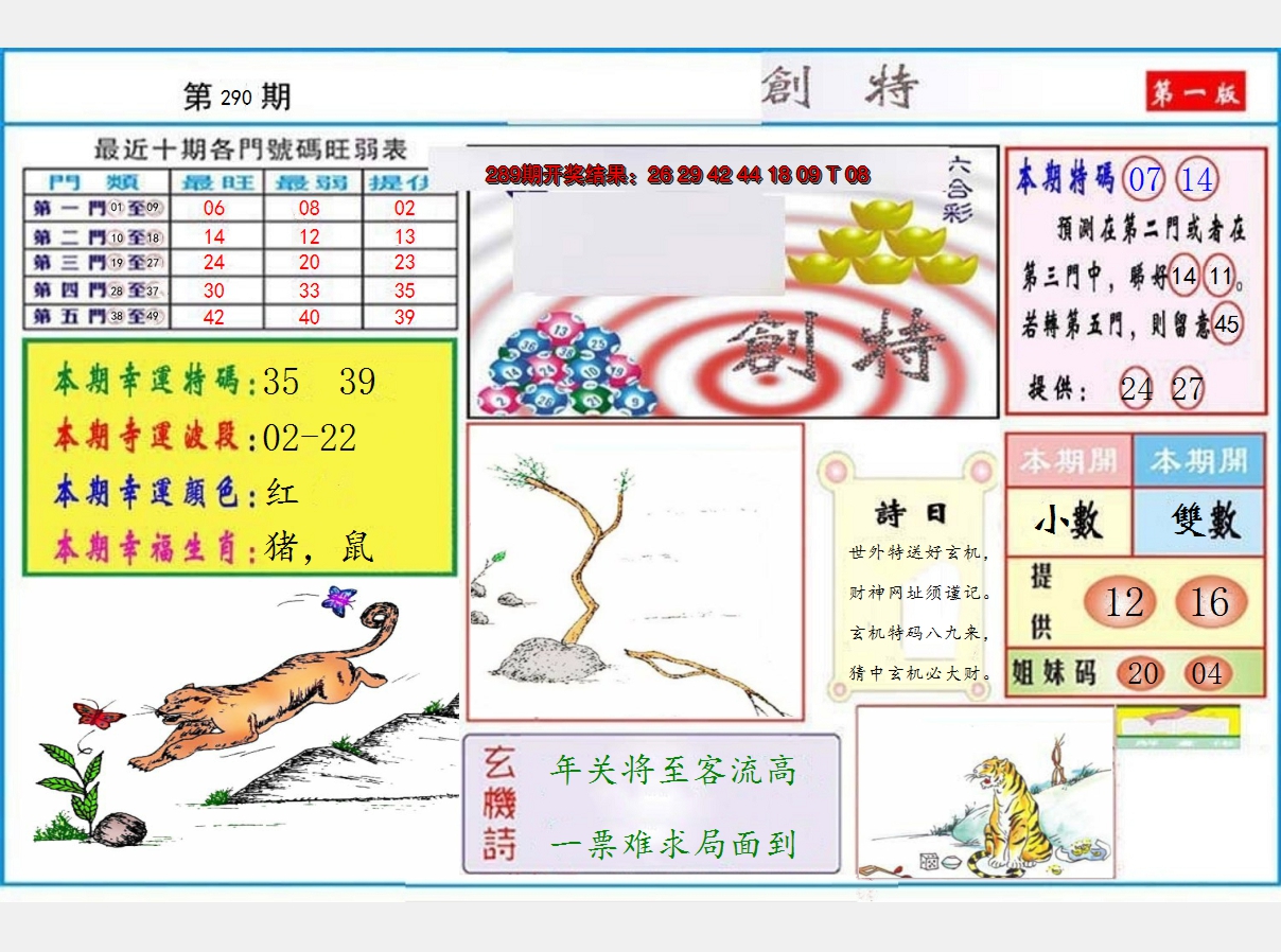 2024290期九龍创特A(推荐)