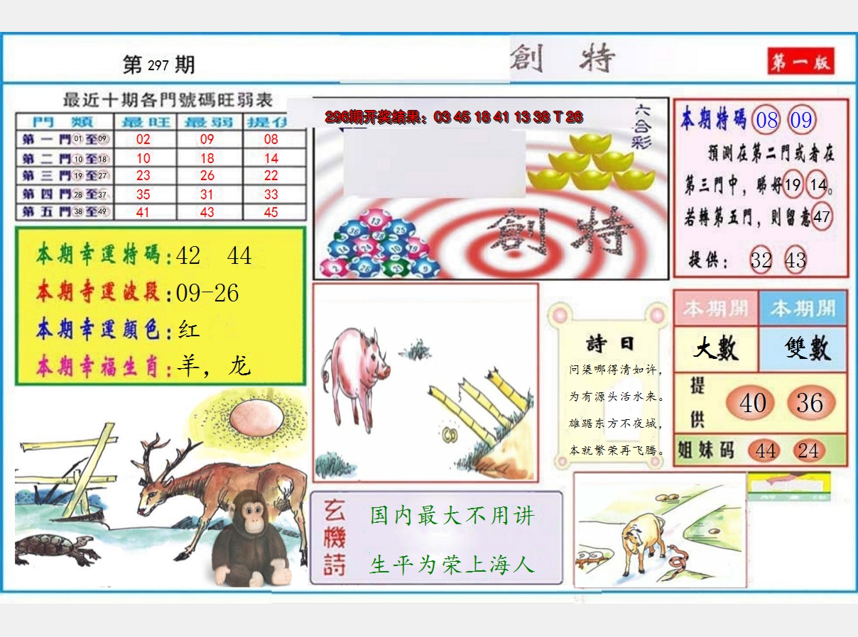 2024297期九龍创特A(推荐)
