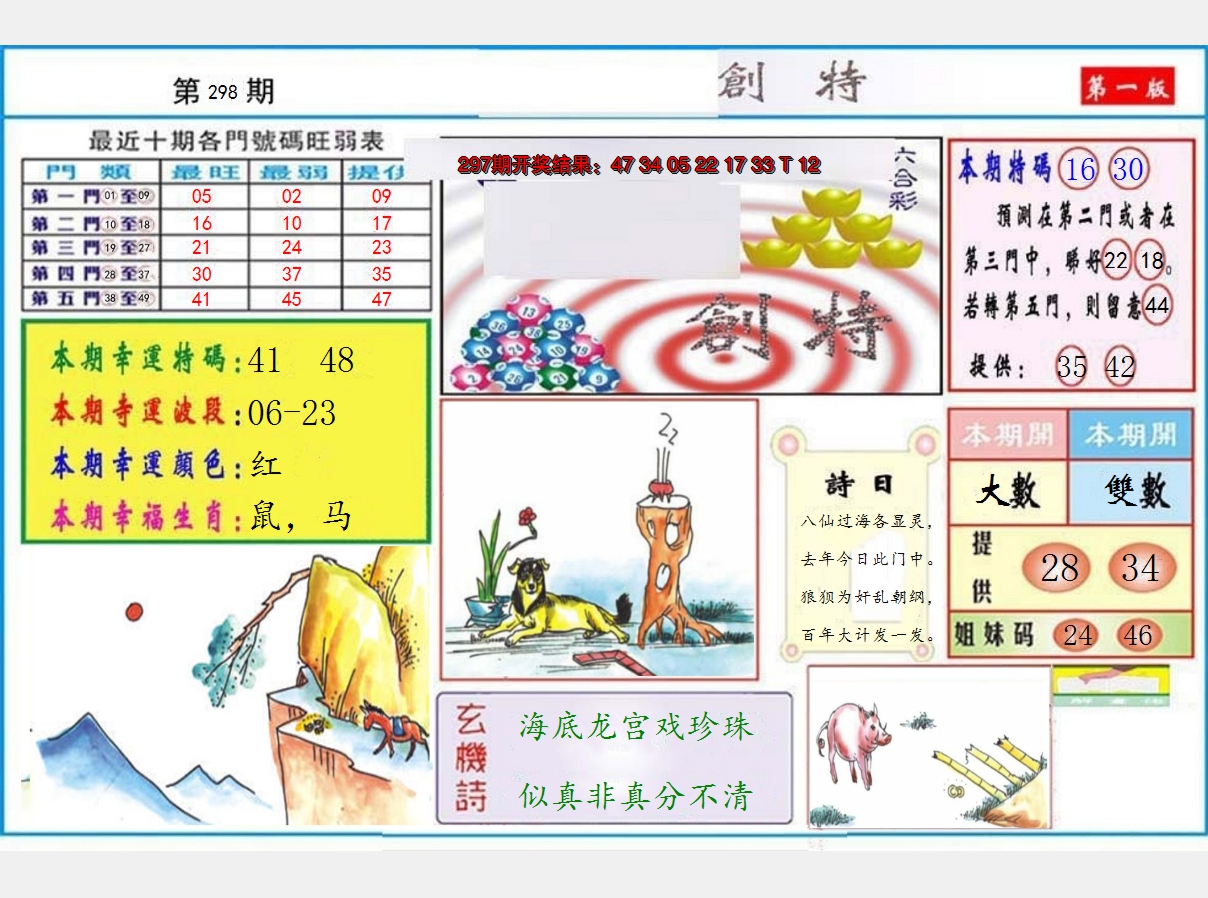 2024298期九龍创特A(推荐)