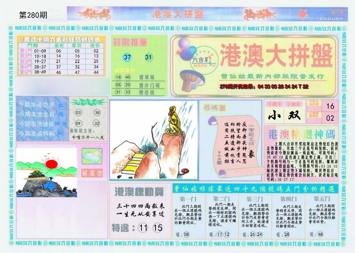 2024280期港澳大拼盘A