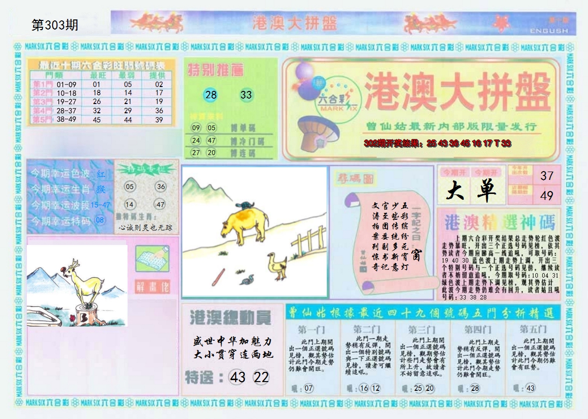 2024303期港澳大拼盘A