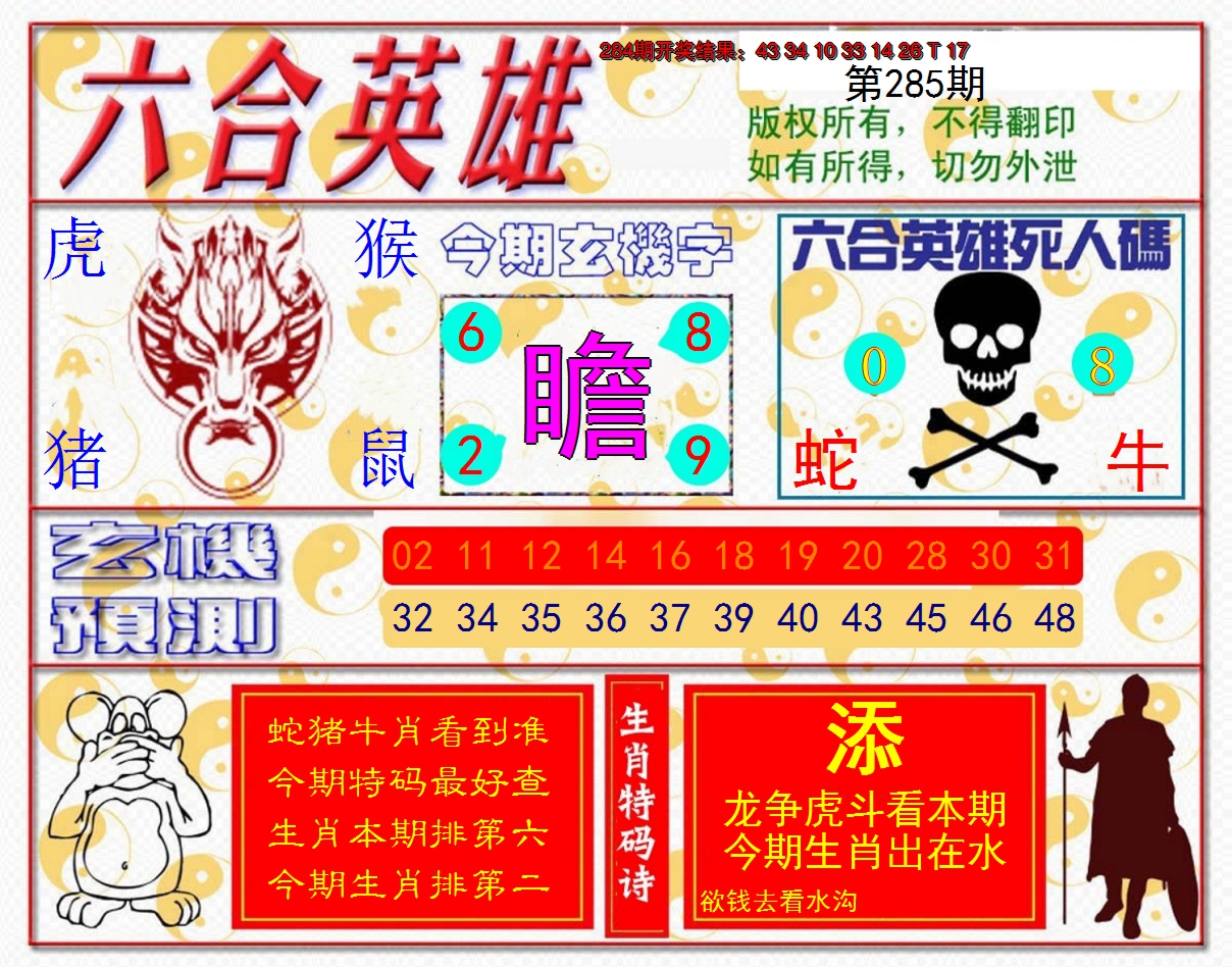 2024285期六合英雄