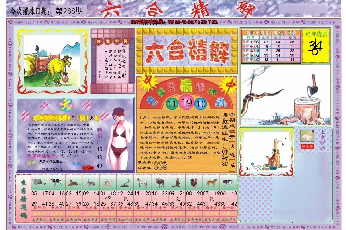 2024288期六合精解A
