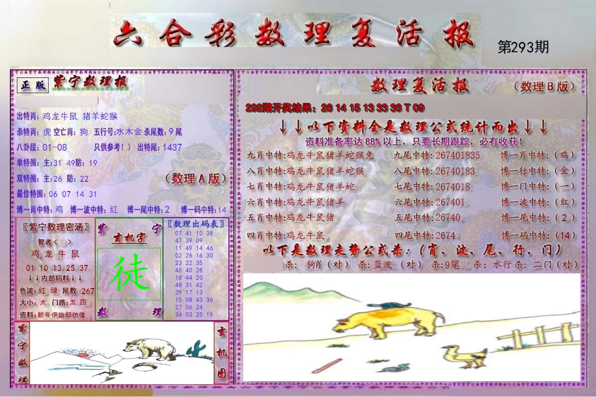 2024293期数理复活报