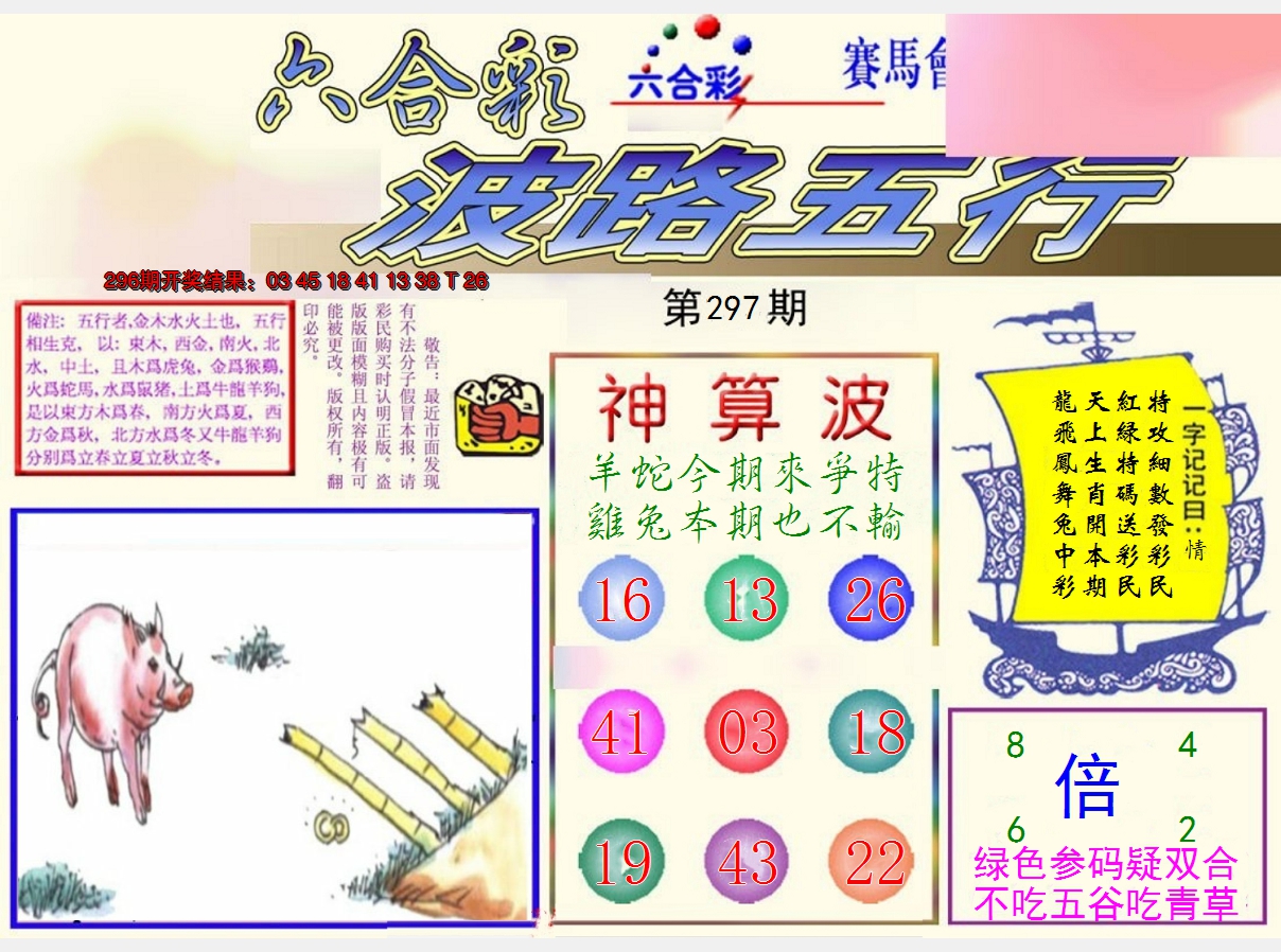 2024297期波路五行