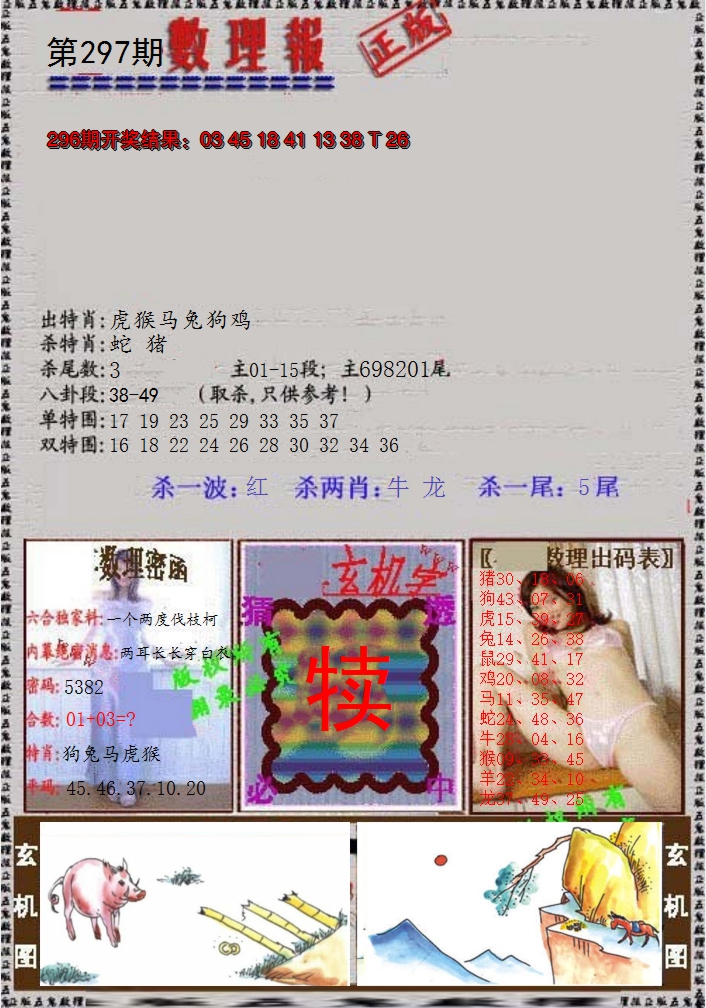 2024297期数理报