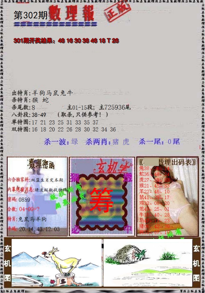2024302期数理报