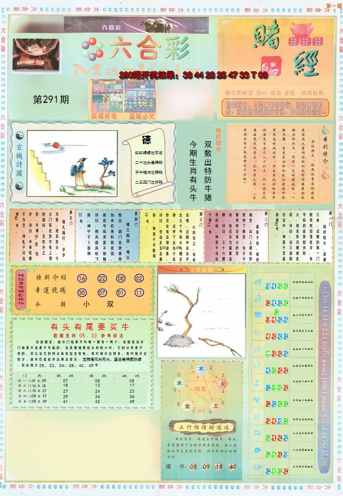 2024291期小赌经A