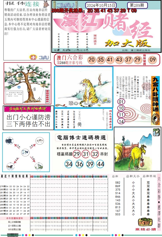 2024289期濠江赌经A加大版