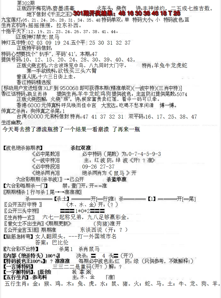 2024302期先锋总刚B