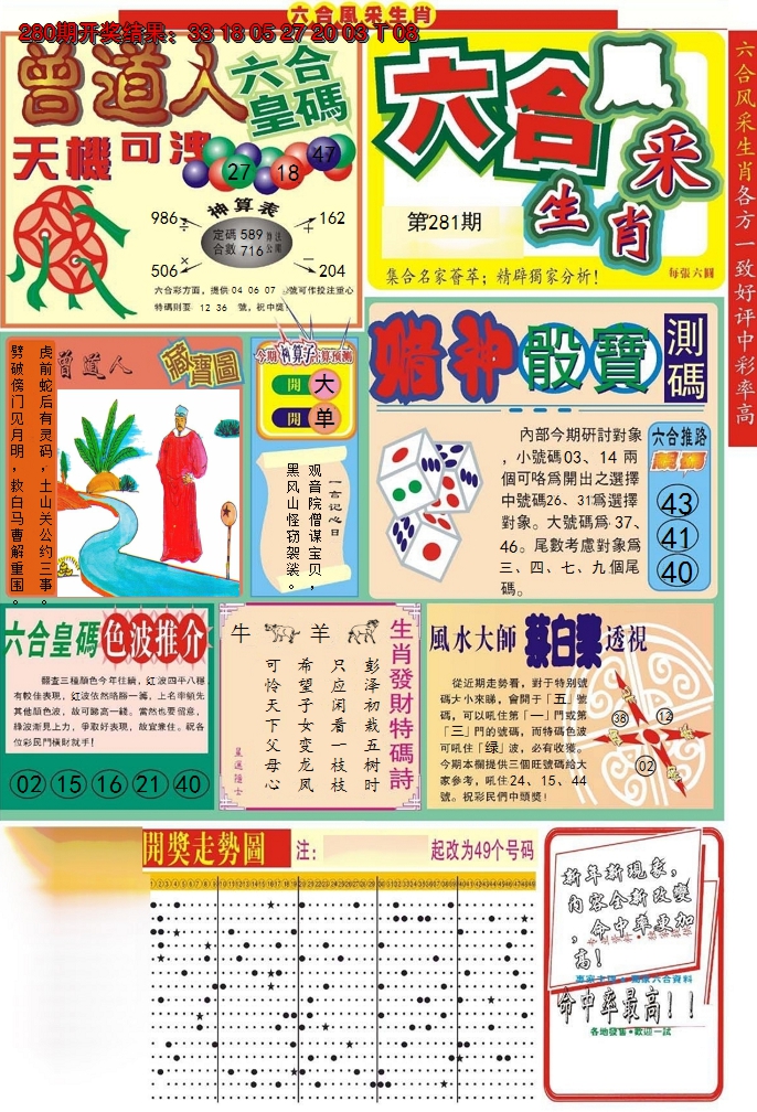 2024281期六合风采A