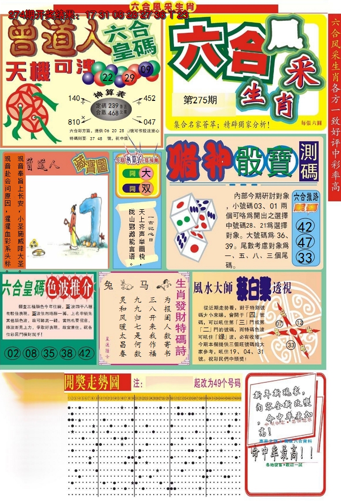 2024275期六合风采A