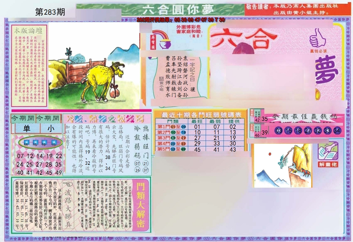 2024283期(新版)六合圆你梦A