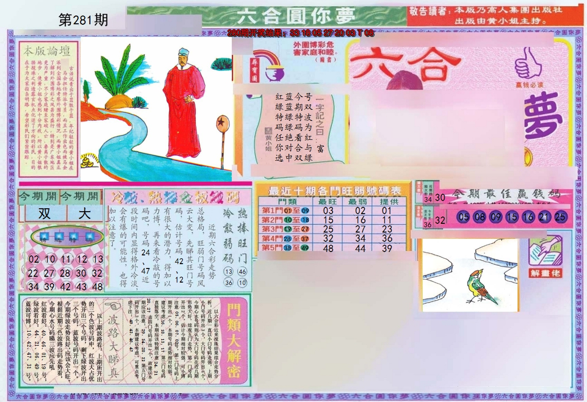 2024281期(新版)六合圆你梦A