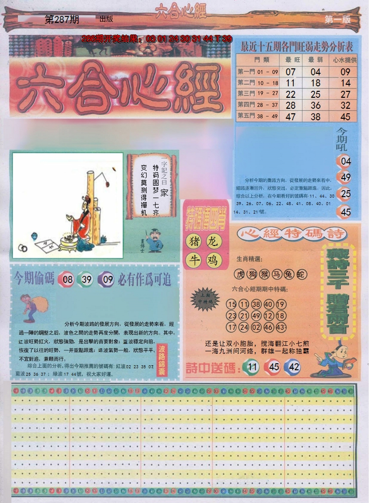 2024287期六合心经A