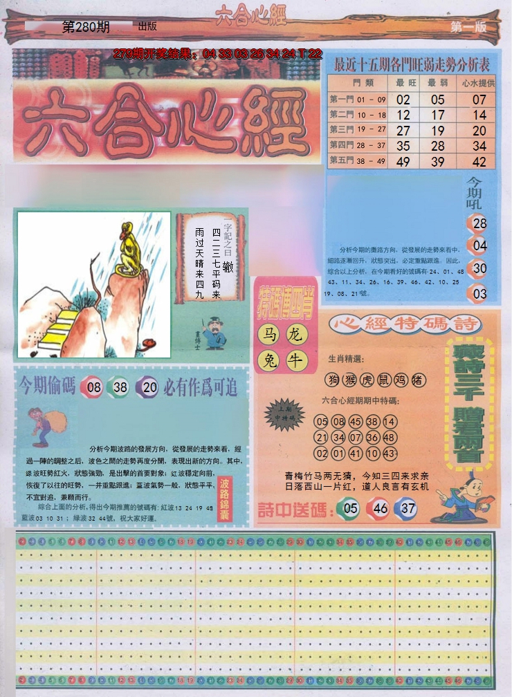 2024280期六合心经A
