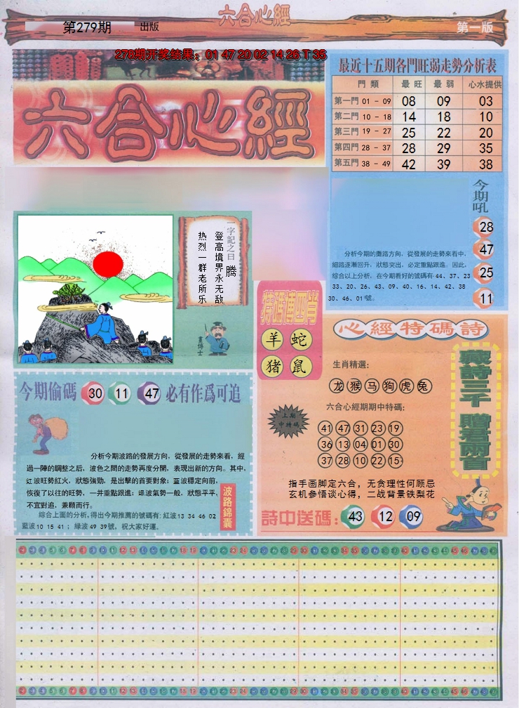 2024279期六合心经A