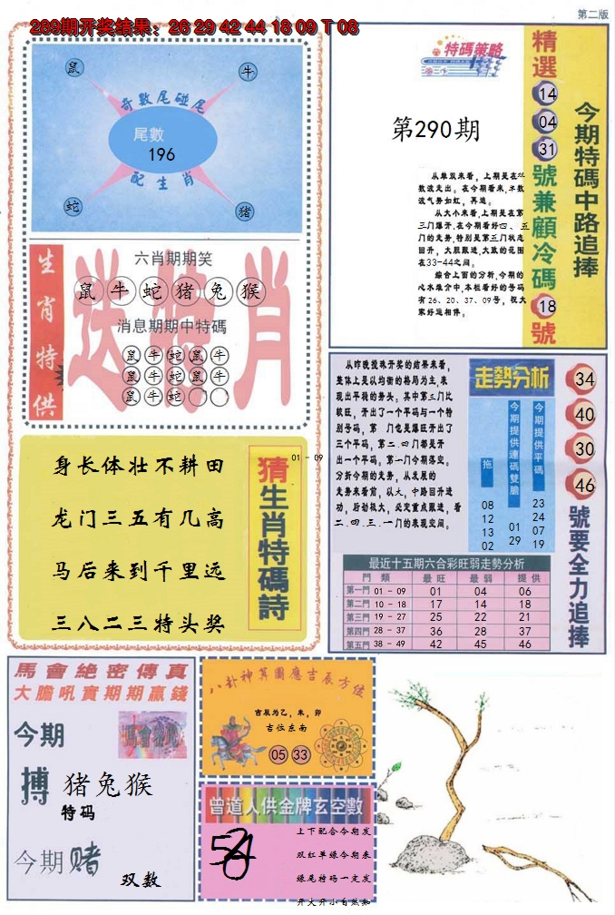 2024290期曾道人内幕消息B