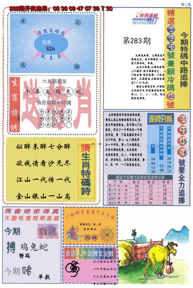 2024283期曾道人内幕消息B